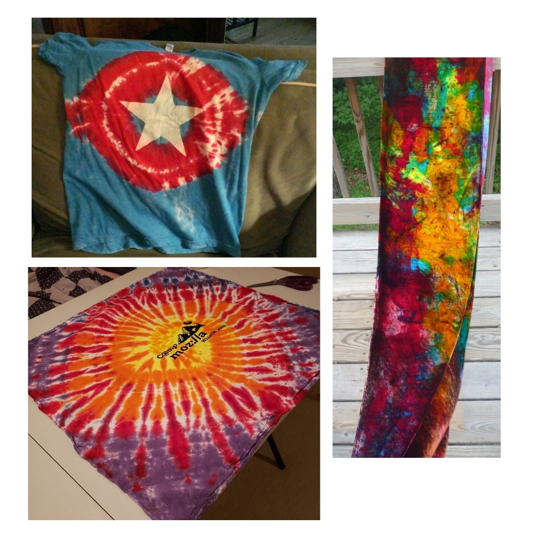 Tie Dyed pieces